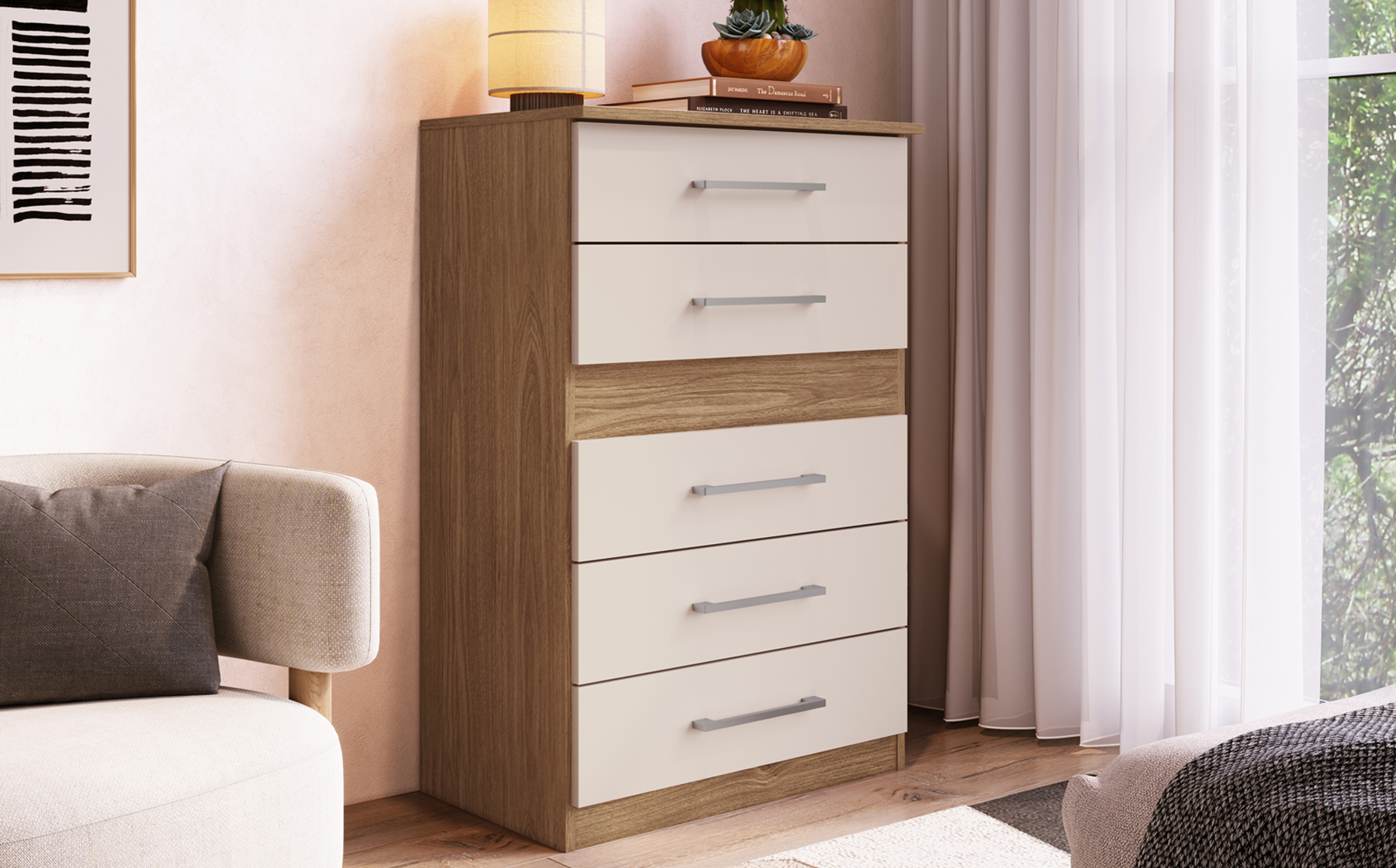 CM 7050 - CÔMODA SAFIRA 4G