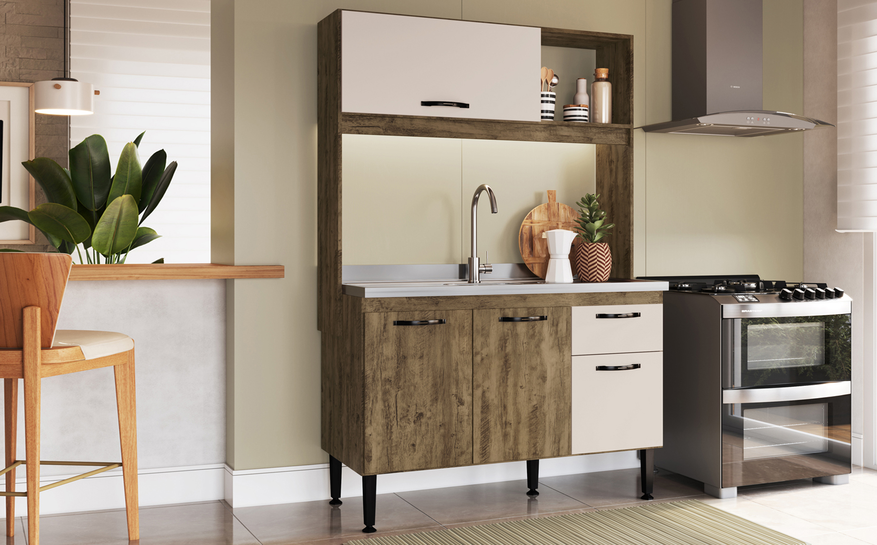 CZ 6041 - COZINHA COMPACTA KATY
