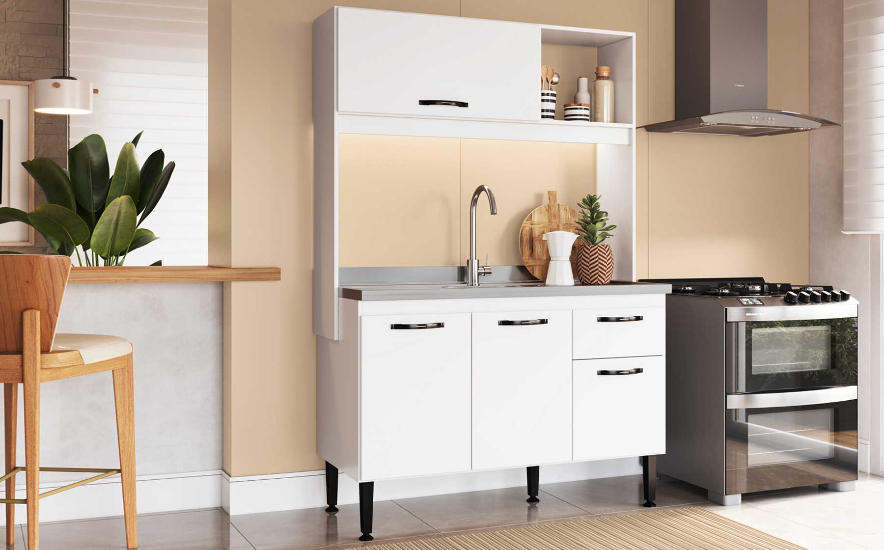 CZ 6041 - COZINHA COMPACTA KATY