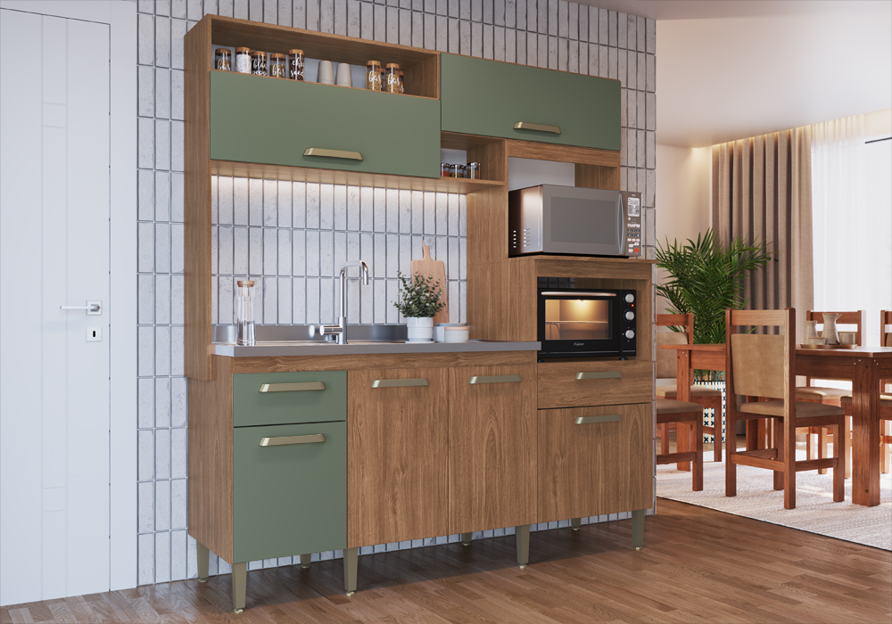 CZ6626 - Cozinha Compacta Vitória