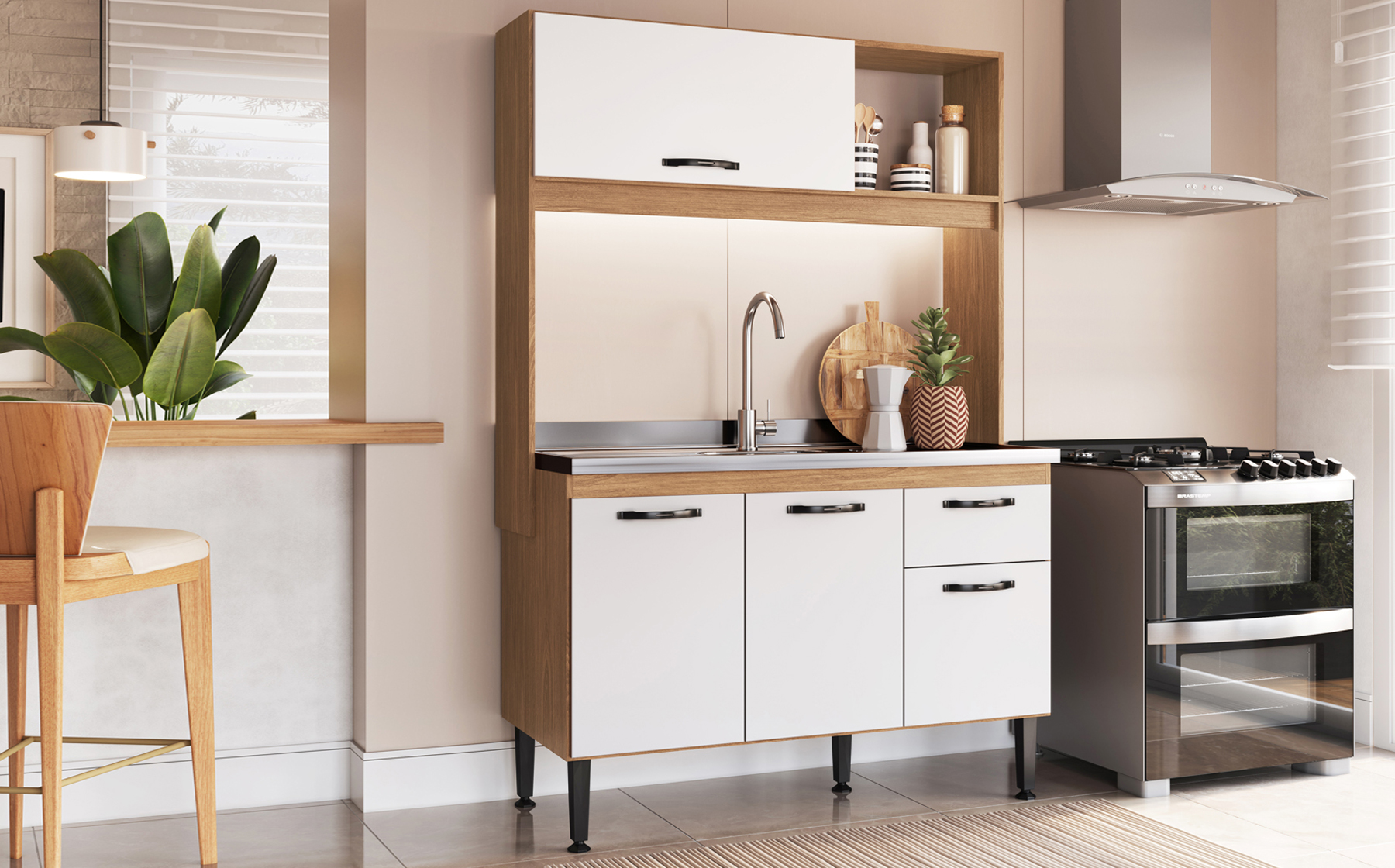 CZ 6041 - COZINHA COMPACTA KATY